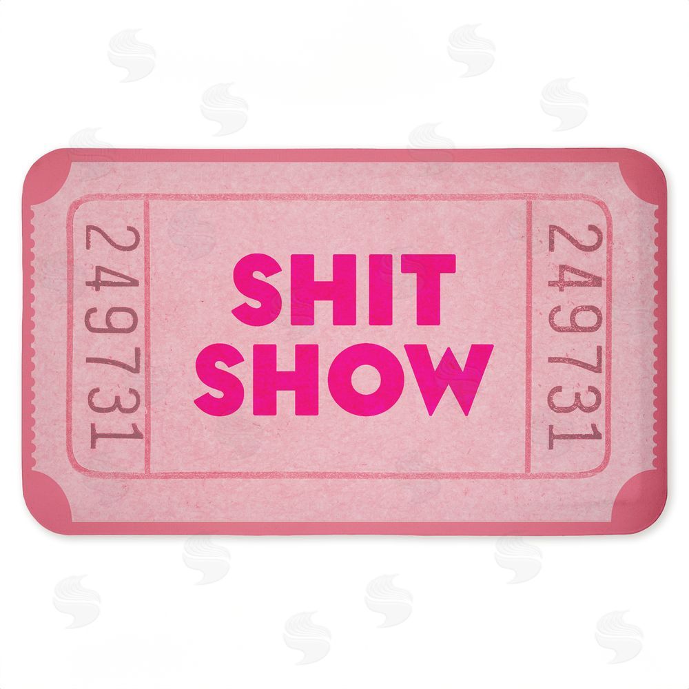 Stupell Studio | Pink Sh*t Show Ticket Anti-Fatigue Mat