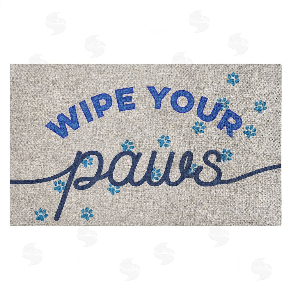 Stupell Studio | Wipe Your Paws Greeting Faux Sisal Door Mat