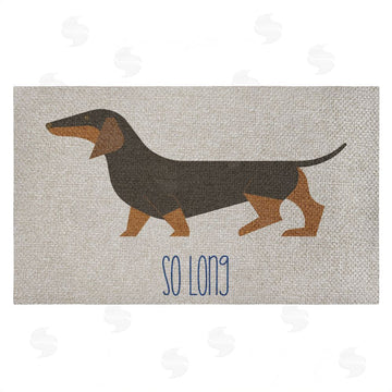 Stupell Studio | So Long Dog Goodbye Faux Sisal Door Mat