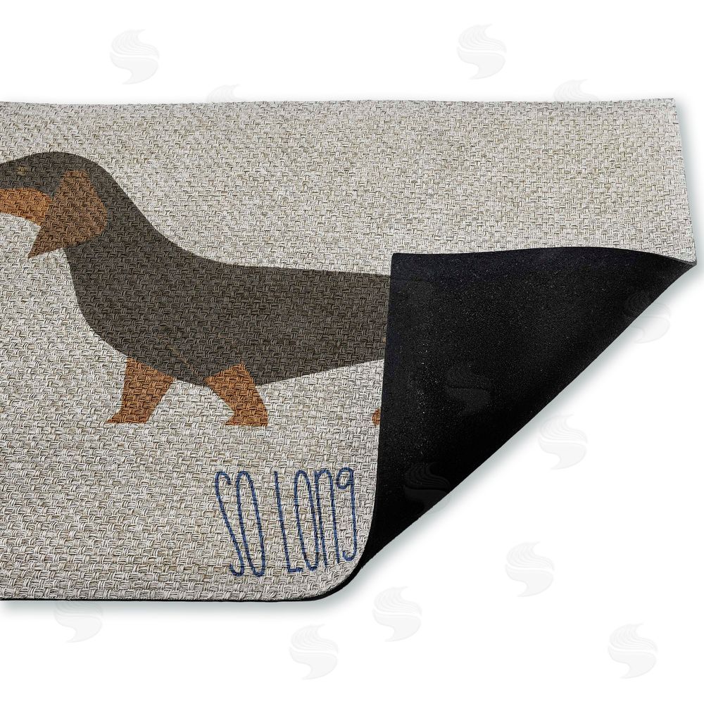 Stupell Studio | So Long Dog Goodbye Faux Sisal Door Mat