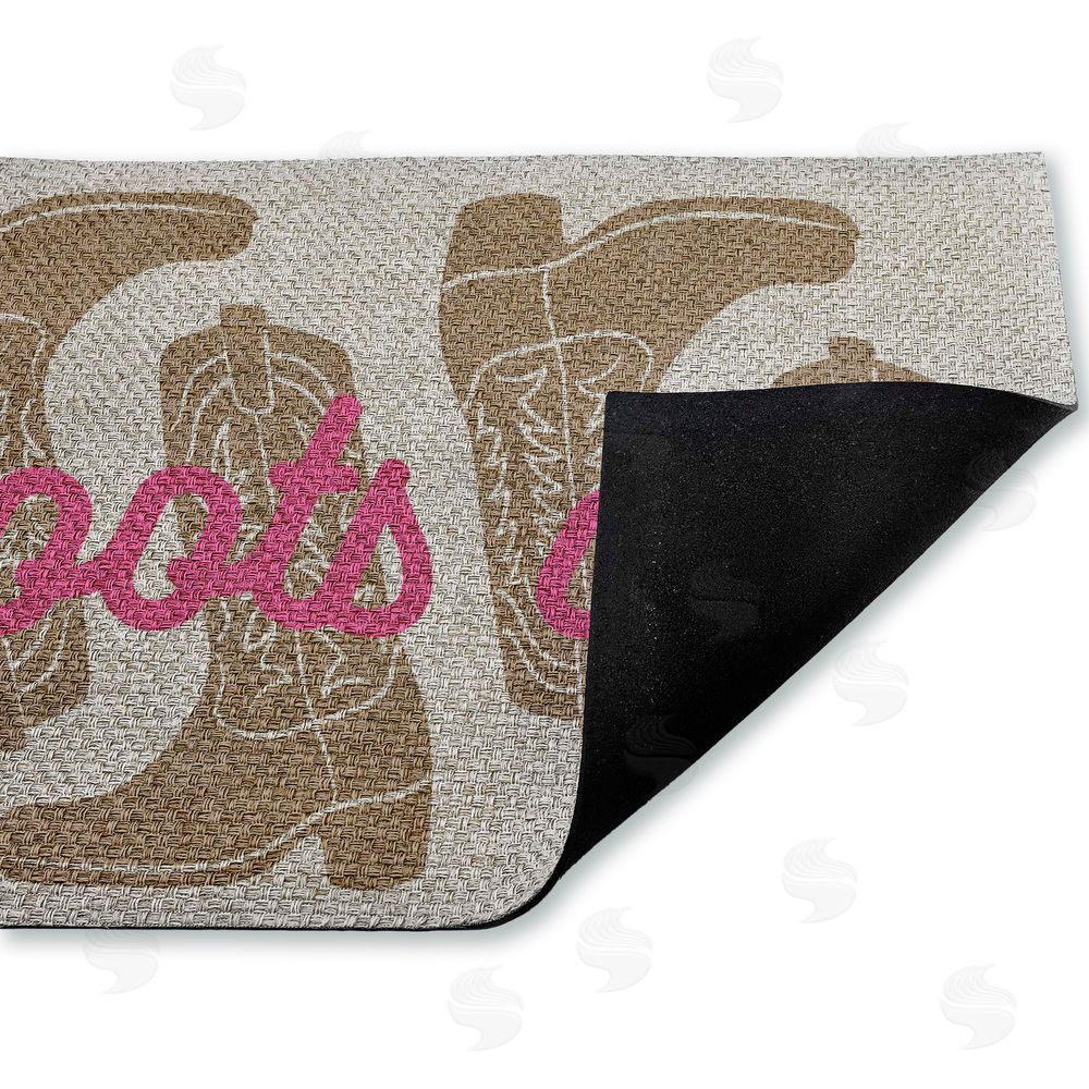 Stupell Studio | Boots Off Entry Rule Faux Sisal Door Mat