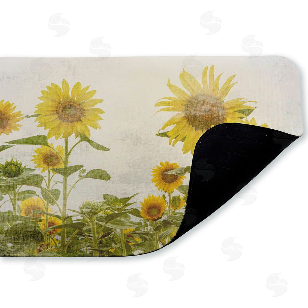 Anne Bailey | Sunny Mood Flower Field Anti-Fatigue Mat