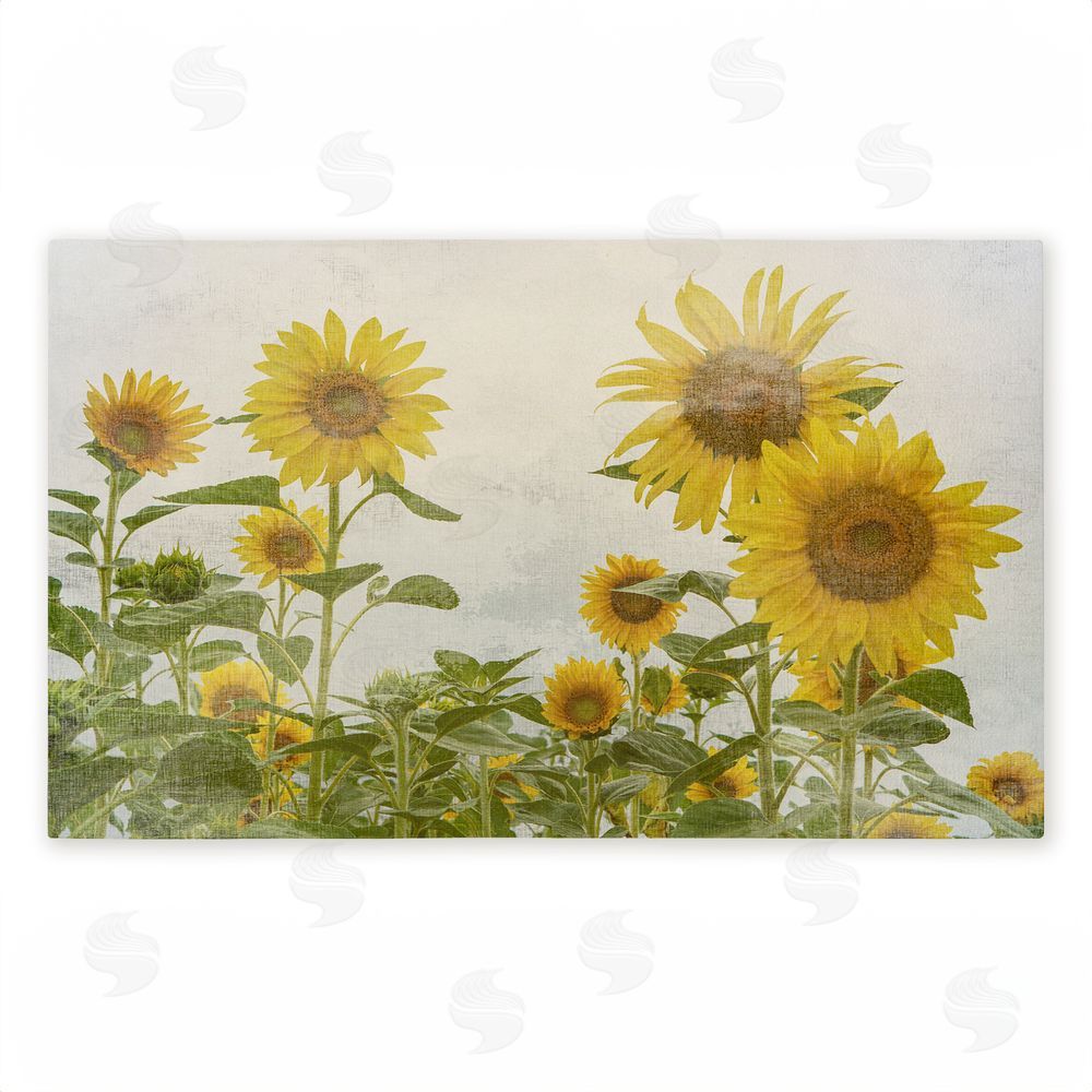 Anne Bailey | Sunny Mood Flower Field Non-Woven Door Mat