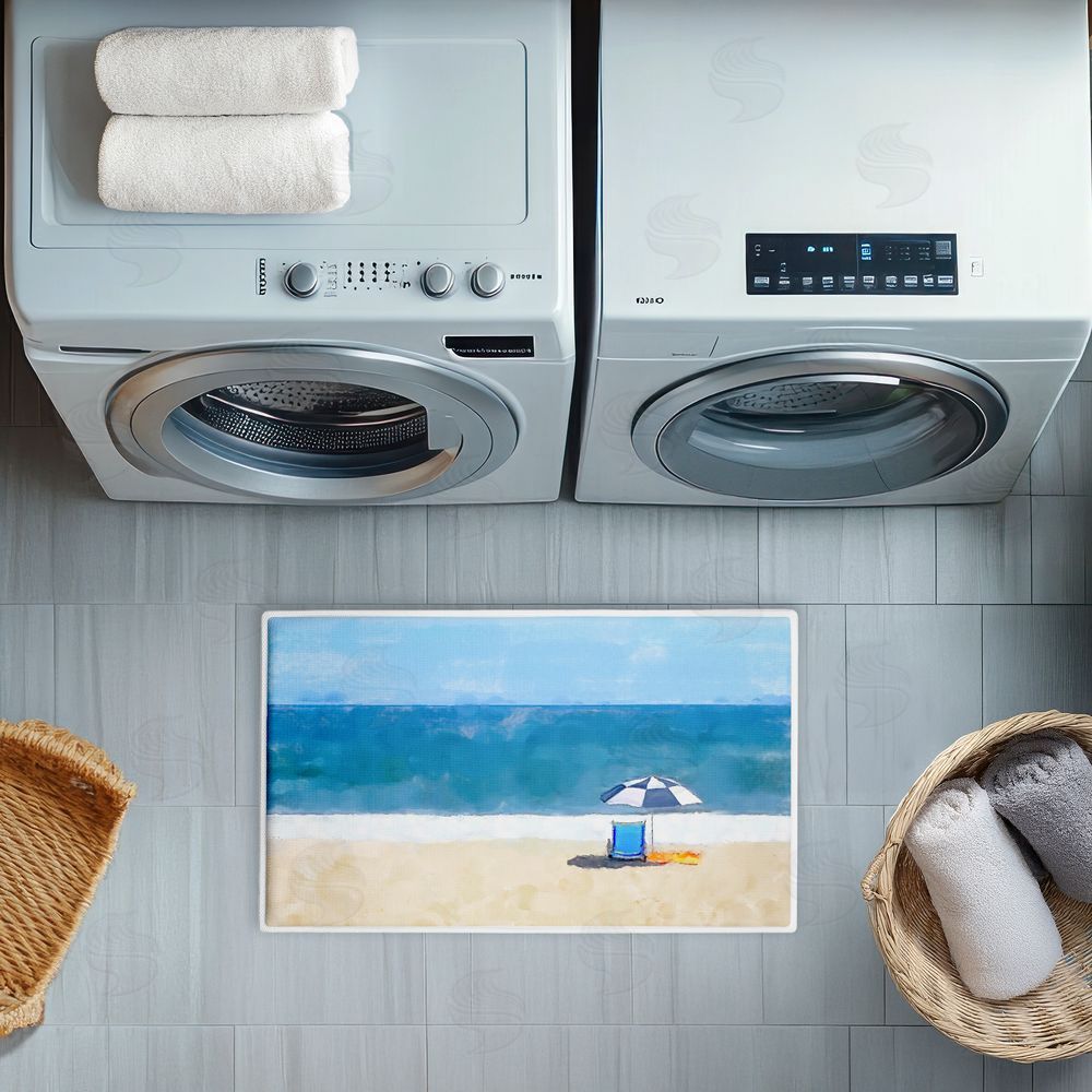 Jeff Pica | Sunny Beach Day Seat Plush Bath Mat