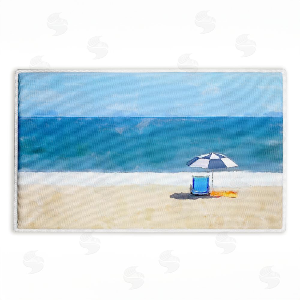Jeff Pica | Sunny Beach Day Seat Plush Bath Mat