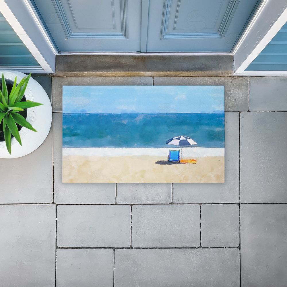 Jeff Pica | Sunny Beach Day Seat Non-Woven Door Mat