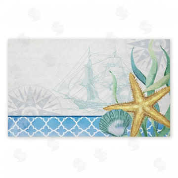 Kim Allen | Bayside Sea Life & Ship Non-Woven Door Mat