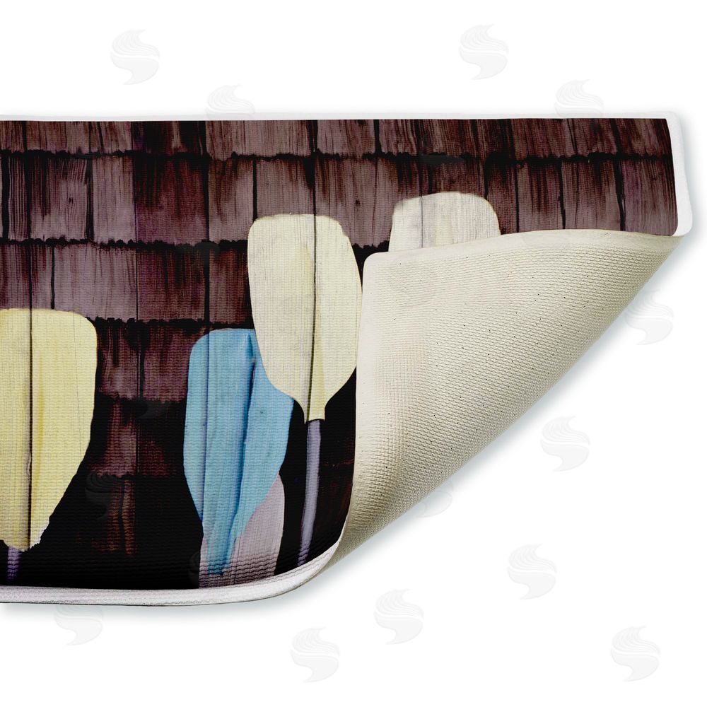 Kim Allen | Colorful Lake Paddles Plush Bath Mat