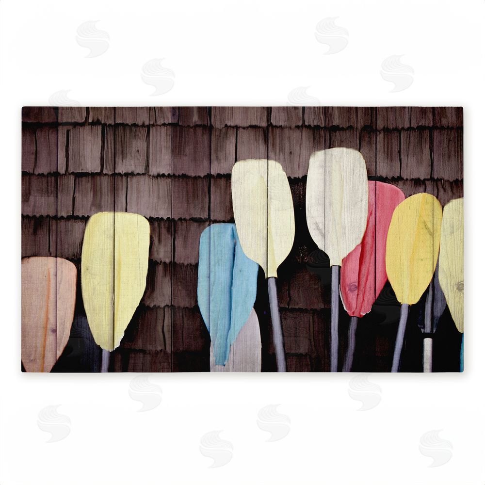 Kim Allen | Colorful Lake Paddles Non-Woven Door Mat