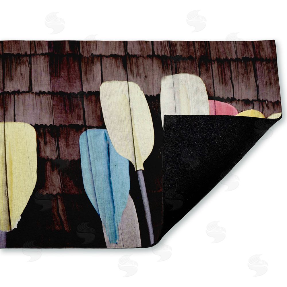 Kim Allen | Colorful Lake Paddles Non-Woven Door Mat
