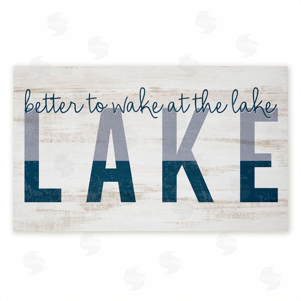 Kim Allen | Better To Wake At Lake Non-Woven Door Mat