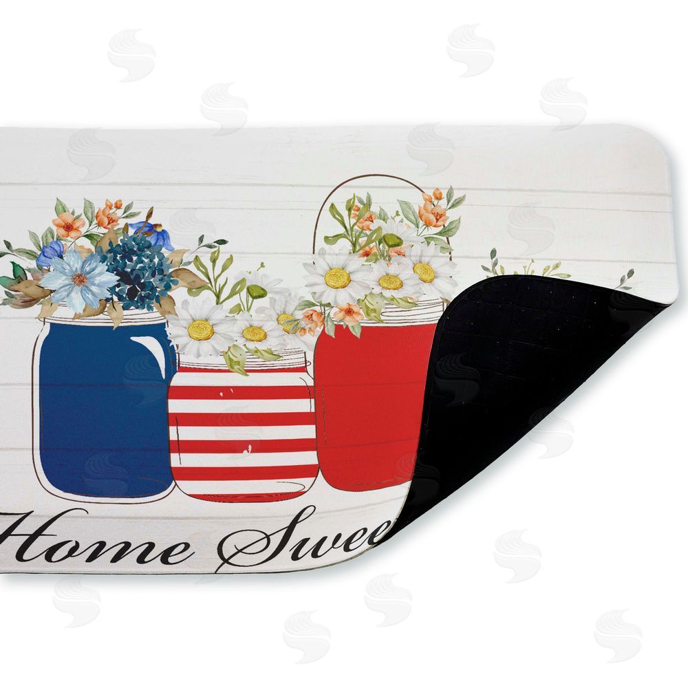 Kim Allen | Patriotic Flower Jars Anti-Fatigue Mat