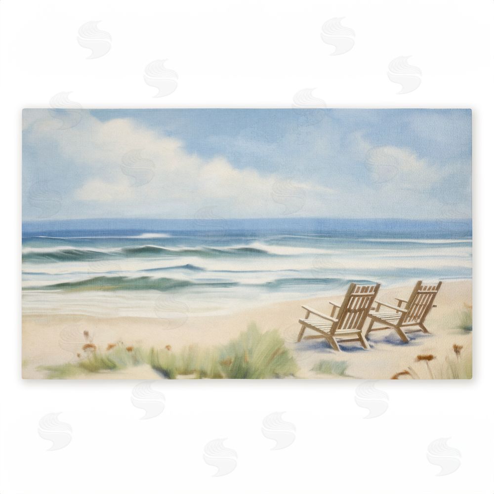 Kim Allen | Chair View on Serene Beach Non-Woven Door Mat