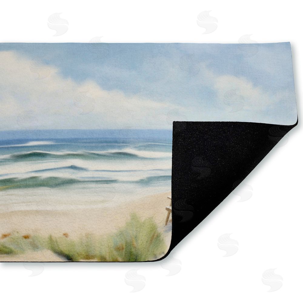 Kim Allen | Chair View on Serene Beach Non-Woven Door Mat