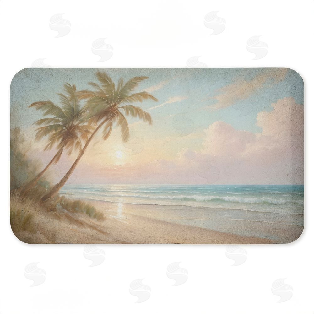 Kim Allen | Sunset View Beach Palms Anti-Fatigue Mat