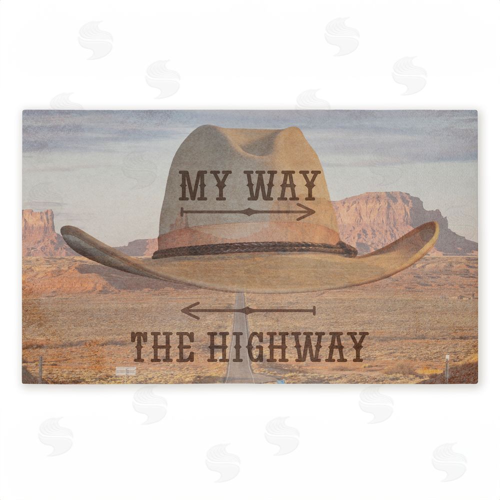 Marcus Prime | My Way Or The Highway Non-Woven Door Mat