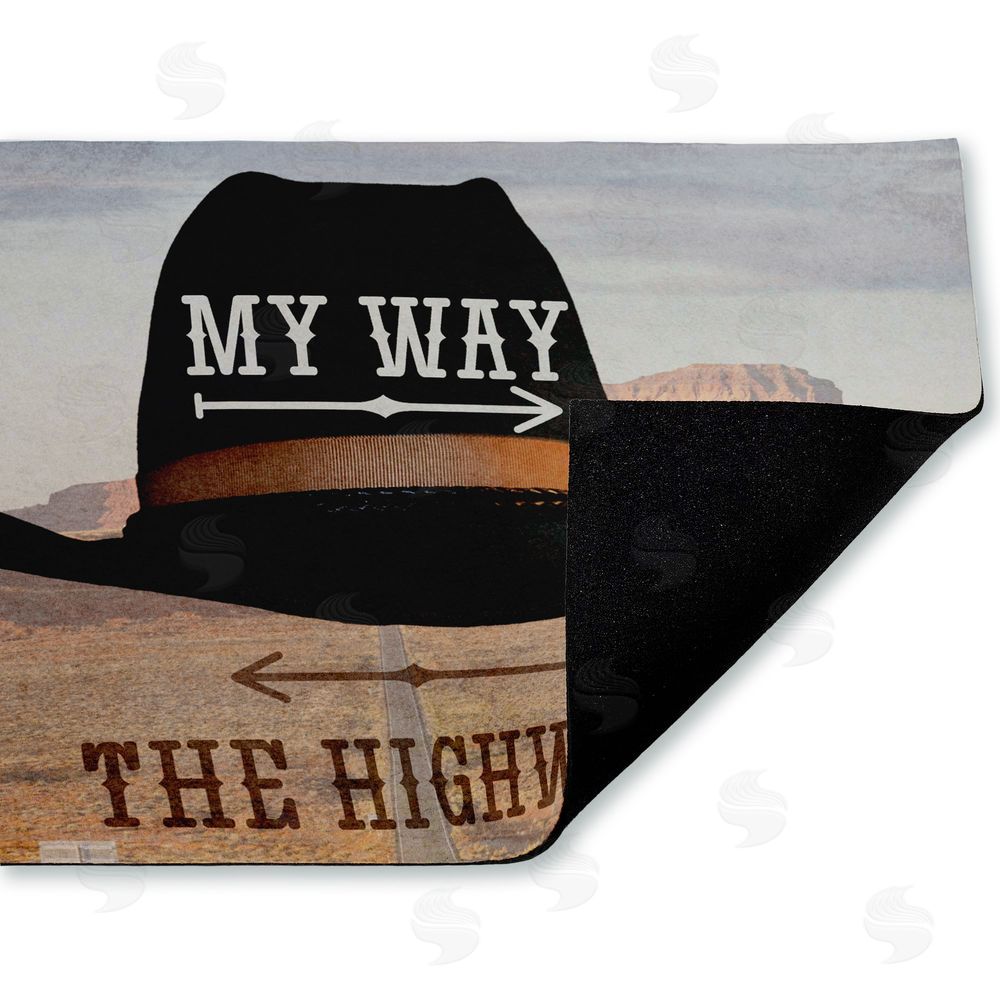 Marcus Prime | My Way Highway Cowboy Non-Woven Door Mat