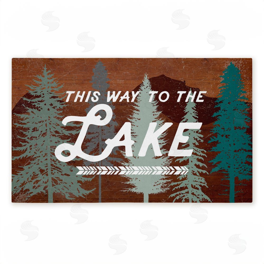 Lula Bijoux & co. | This Way To Lake Retro Non-Woven Door Mat