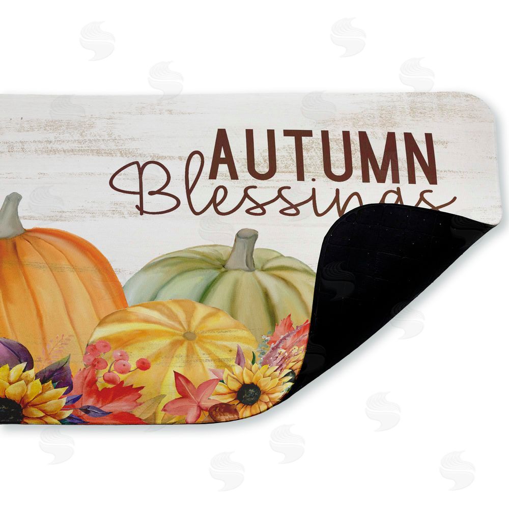 Kim Allen | Autumn Blessings Pumpkins Anti-Fatigue Mat