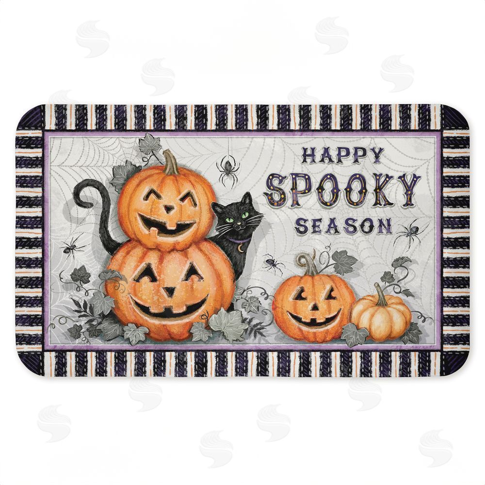 Chad Barrett | Spooky Season Jack-o-Lanterns Anti-Fatigue Mat