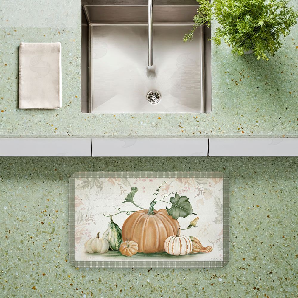 Danielle Murray | Harvest Gourds Motif Anti-Fatigue Mat