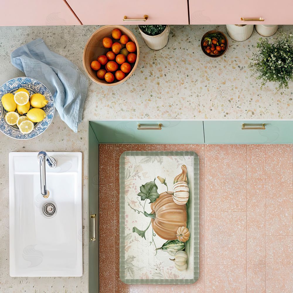 Danielle Murray | Harvest Gourds Motif Anti-Fatigue Mat