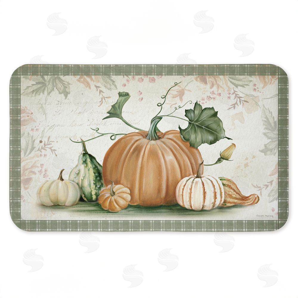 Danielle Murray | Harvest Gourds Motif Anti-Fatigue Mat