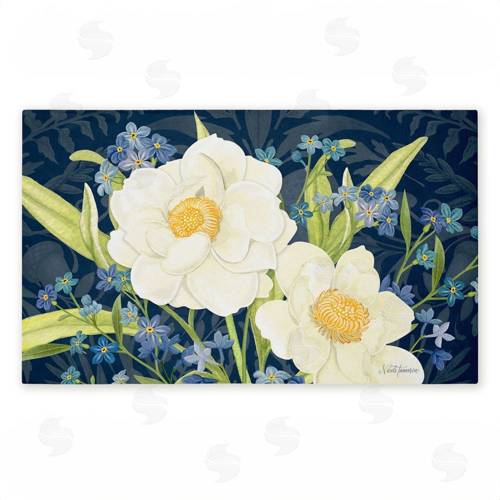 Nicole Tamarin | Enchanted Midnight Garden Non-Woven Door Mat
