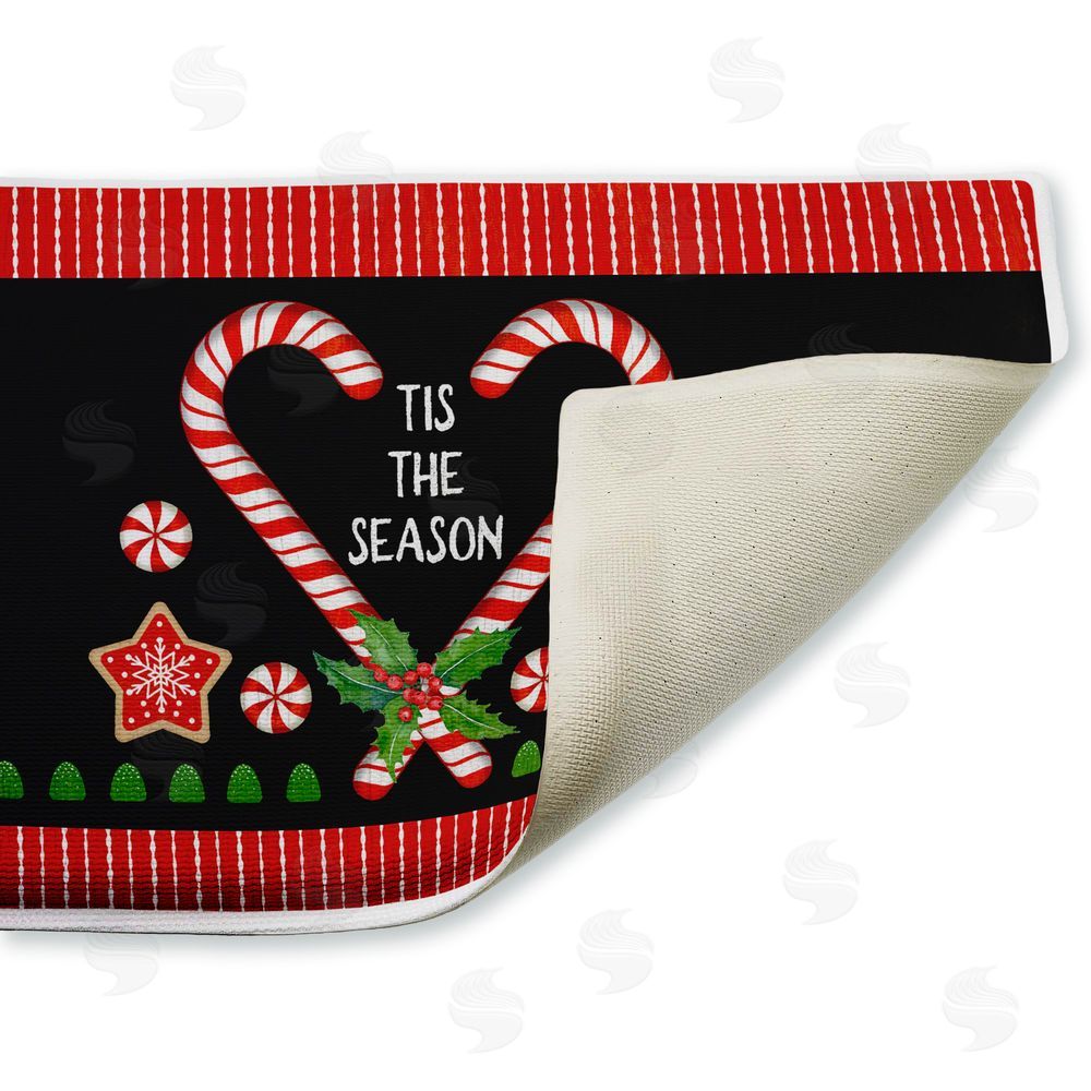 Suzanne Nicoll | Tis The Season Candy Heart Plush Bath Mat