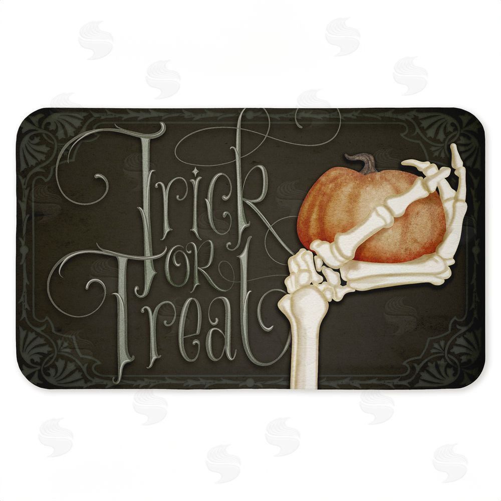 Nicole Tamarin | Trick Or Treat Skeleton Hand Anti-Fatigue Mat