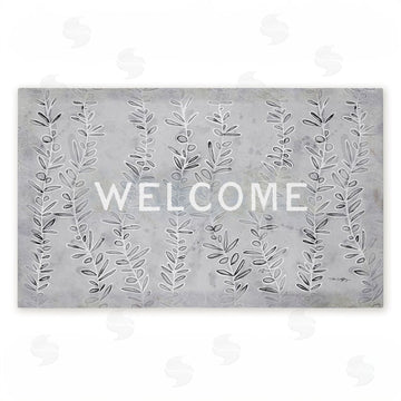 Tim Coffey | Welcome Ivy Vine Sprigs Non-Woven Door Mat