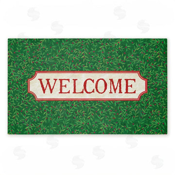 Tim Coffey | Curled Ivy Vines Welcome Non-Woven Door Mat
