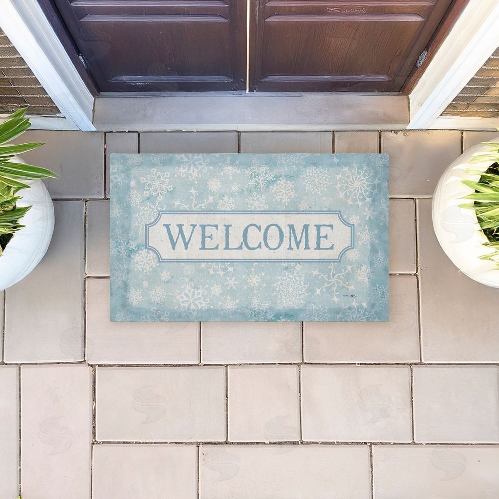 Tim Coffey | Gentle Snowflakes Welcome Non-Woven Door Mat