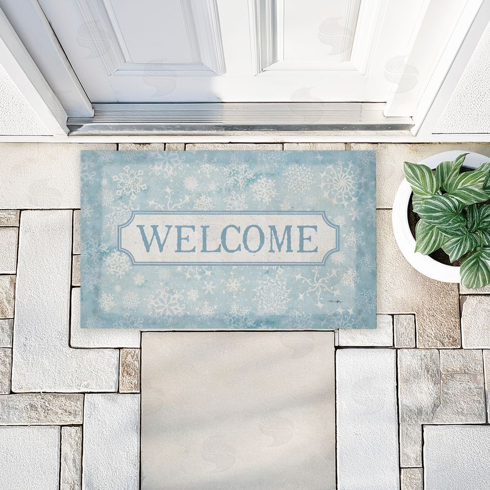 Tim Coffey | Gentle Snowflakes Welcome Non-Woven Door Mat