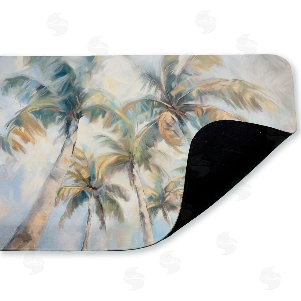 Ramona Murdock | Swaying Palms Abstract Anti-Fatigue Mat