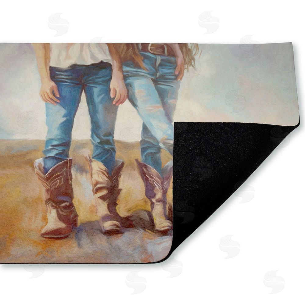 Ramona Murdock | All About The Cowboy Boots Non-Woven Door Mat