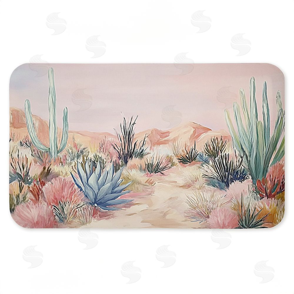 Ramona Murdock | Desert Wonderland Cacti Anti-Fatigue Mat