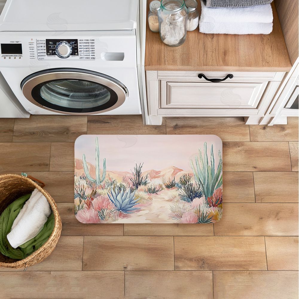 Ramona Murdock | Desert Wonderland Cacti Anti-Fatigue Mat