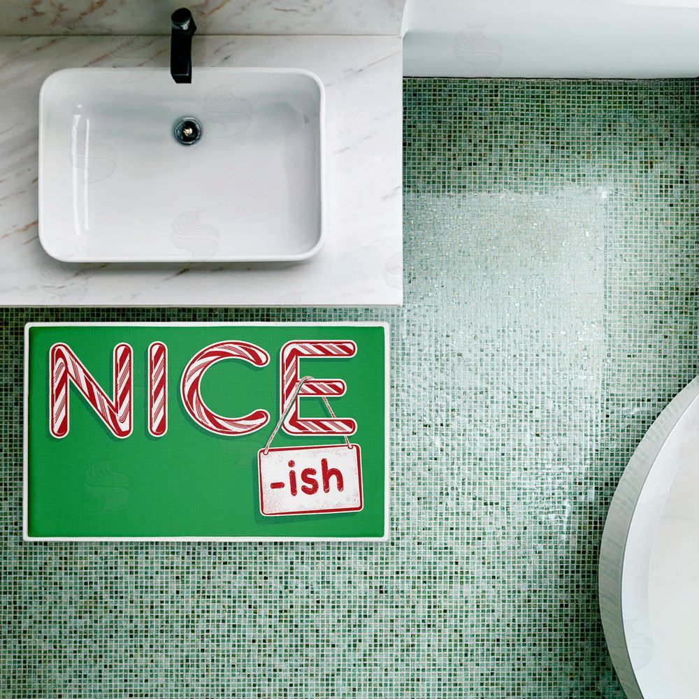 Jedco Brands Inc. | Vintage Nice-ish Humor Plush Bath Mat