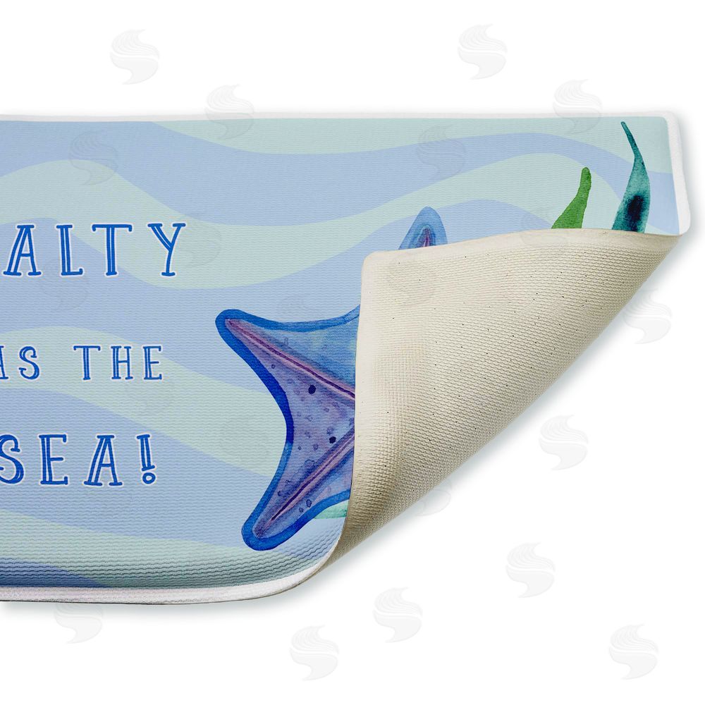 Audrey Jeanne Roberts | Salty As The Sea Plush Bath Mat