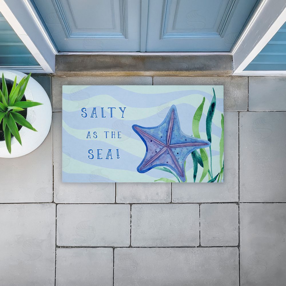 Audrey Jeanne Roberts | Salty As The Sea Non-Woven Door Mat