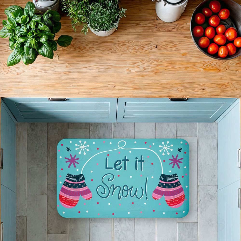 Emily Cromwell | Winter Mittens Let It Snow Anti-Fatigue Mat