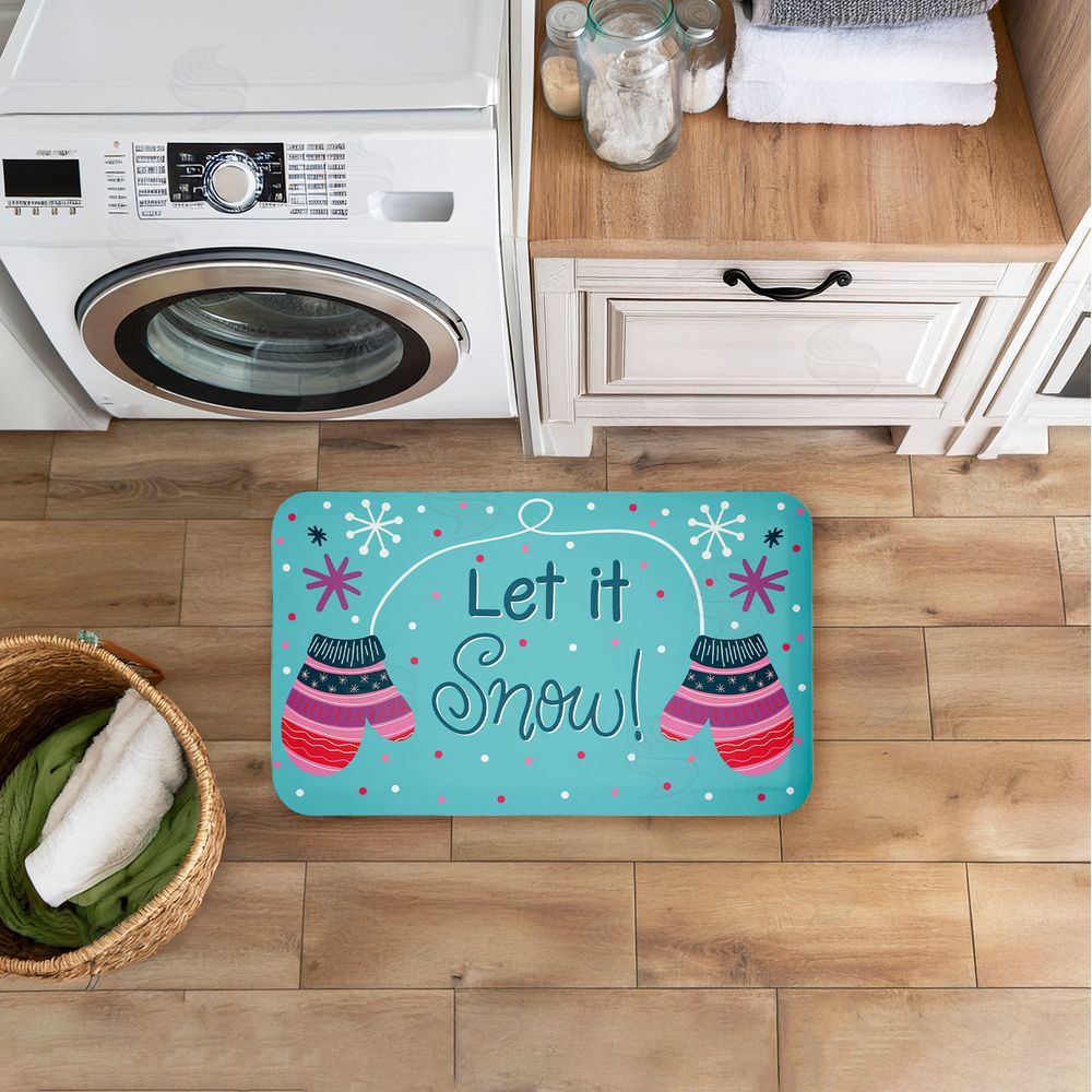 Emily Cromwell | Winter Mittens Let It Snow Anti-Fatigue Mat