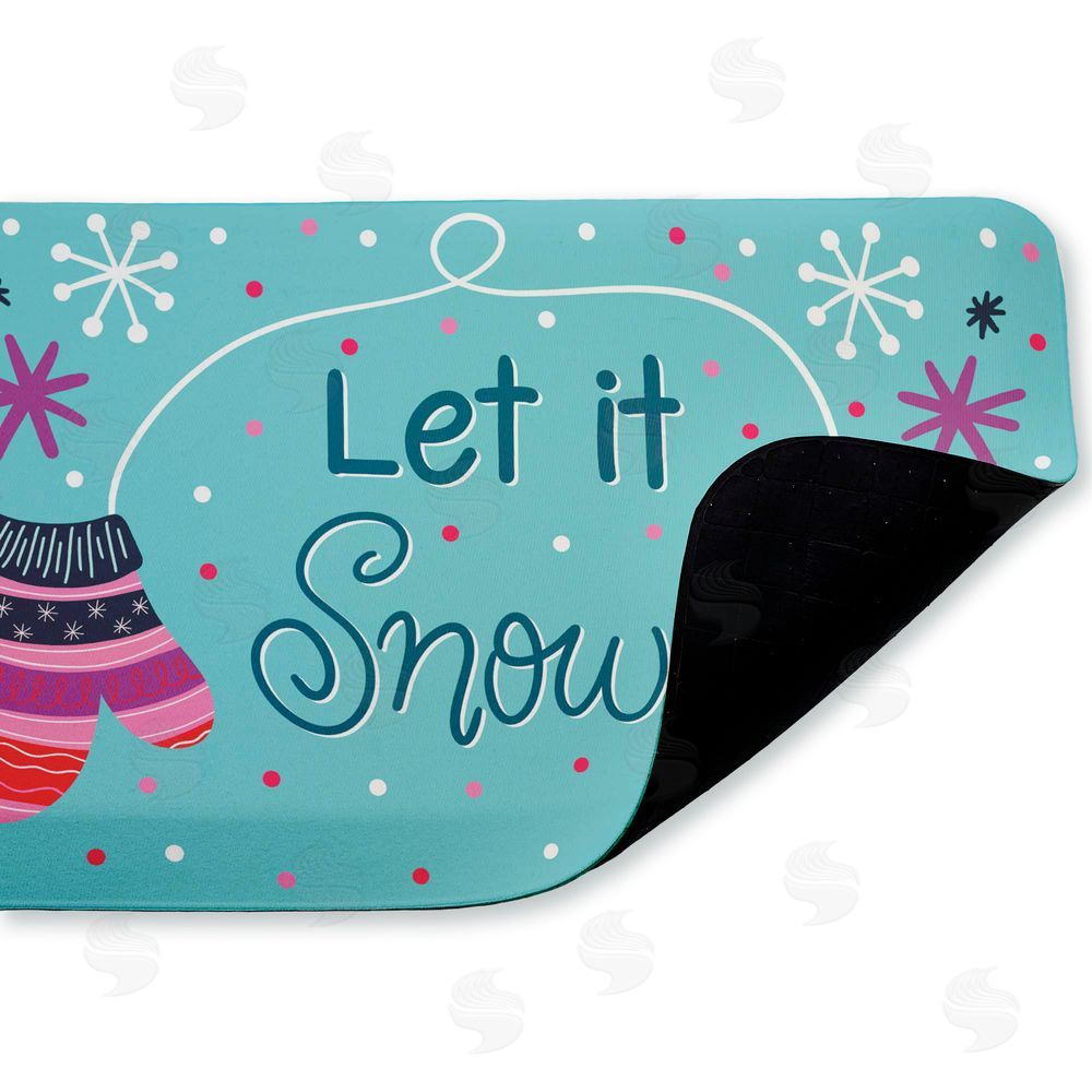 Emily Cromwell | Winter Mittens Let It Snow Anti-Fatigue Mat