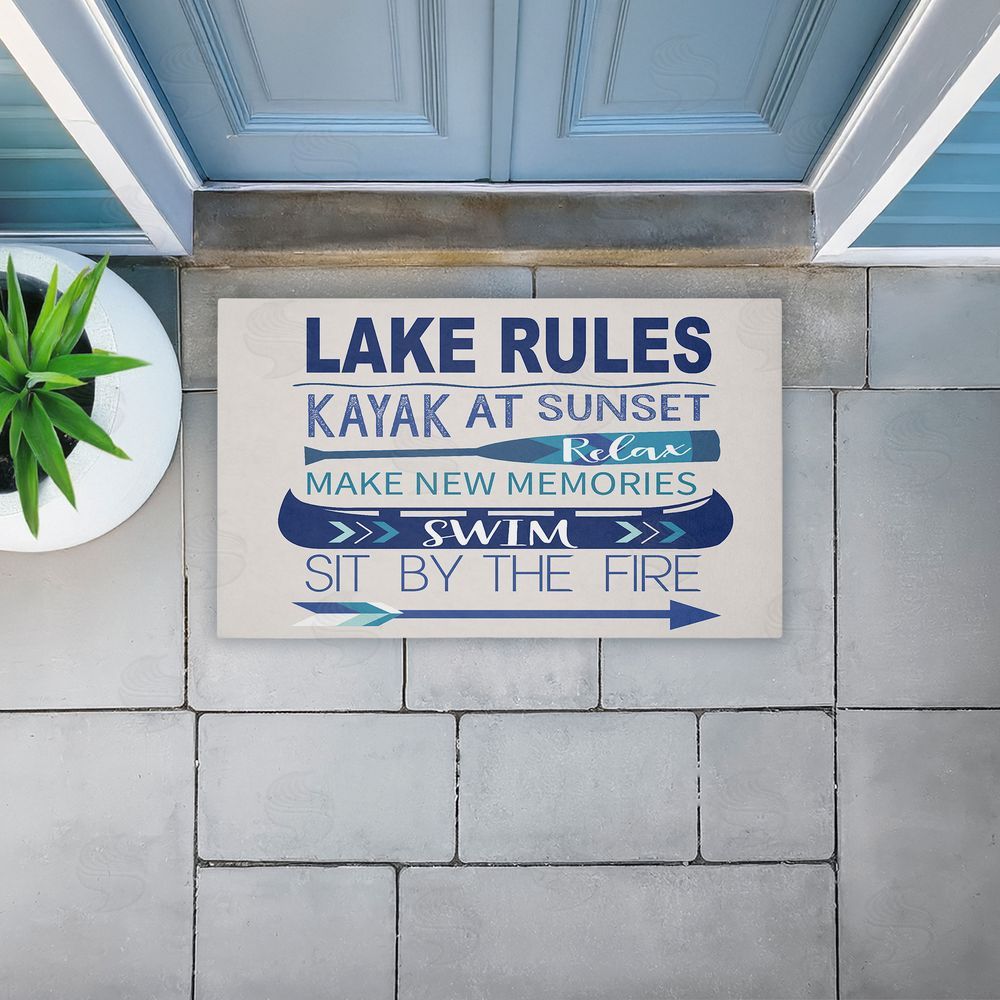 Louise Allen Designs | Lake Time Traditions Non-Woven Door Mat