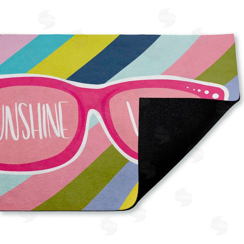 Emily Cromwell | Sunshine Vibes Sunglasses Non-Woven Door Mat