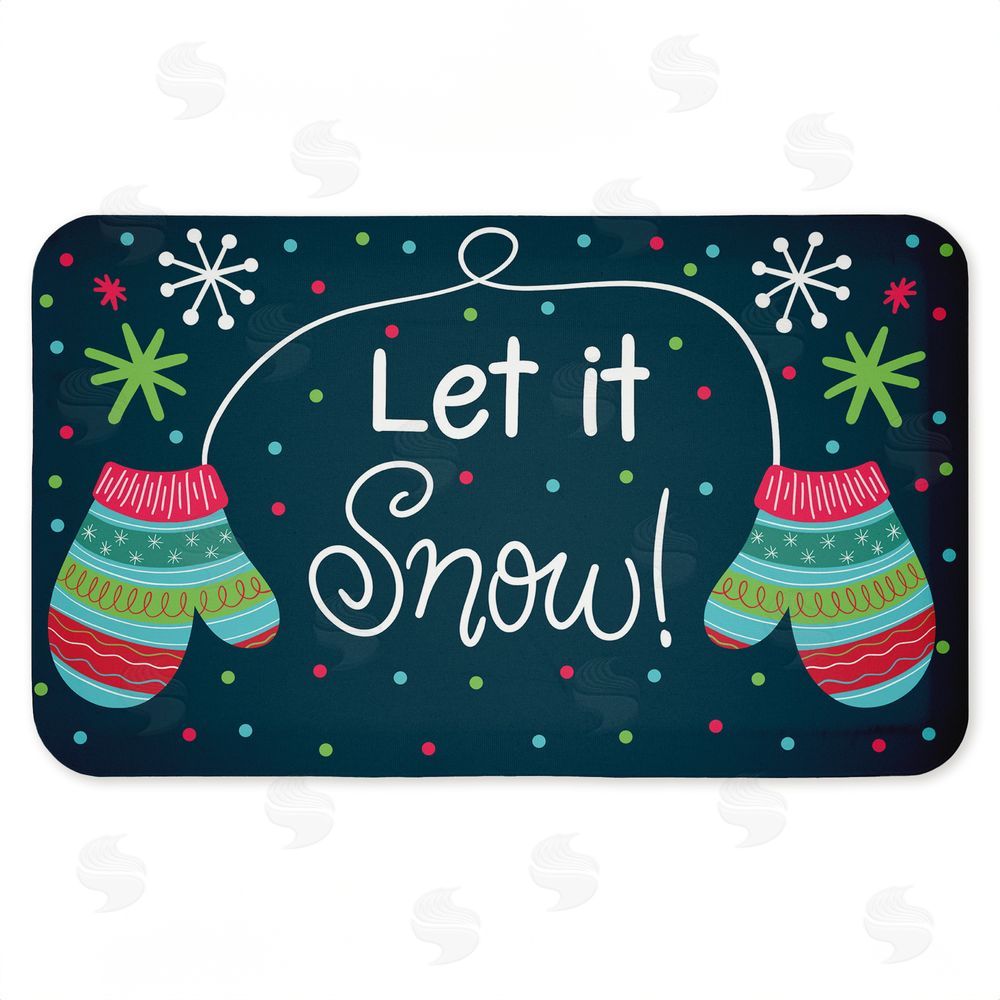 Emily Cromwell | Let It Snow Mittens Anti-Fatigue Mat