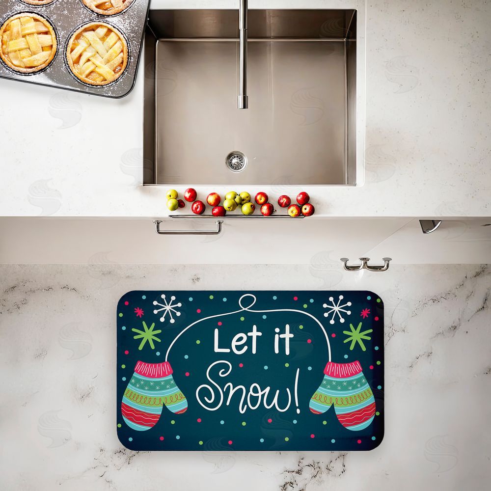 Emily Cromwell | Let It Snow Mittens Anti-Fatigue Mat