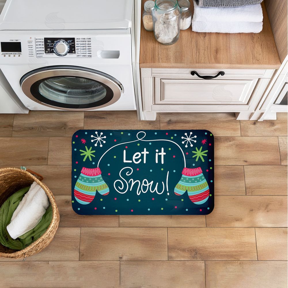 Emily Cromwell | Let It Snow Mittens Anti-Fatigue Mat