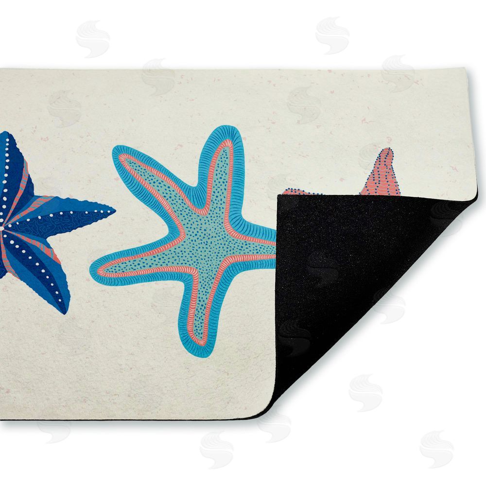 Darlene Seale | Coastal Americana Starfish Non-Woven Door Mat